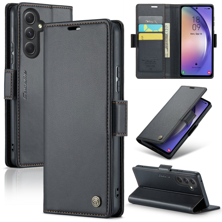 CaseMe 023 Butterfly Buckle Litchi Texture RFID Anti-theft Leather Phone Case, For Samsung Galaxy A15 4G/5G, For Samsung Galaxy A55, For Samsung Galaxy A35 5G, For Samsung Galaxy S24 Ultra, For Samsung Galaxy S24+, For Samsung Galaxy S24���������������...