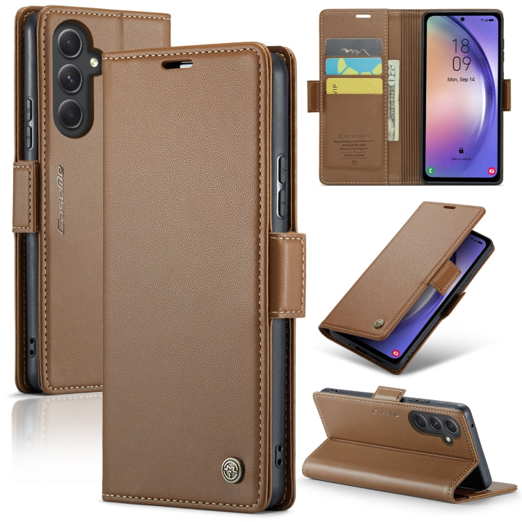 CaseMe 023 Butterfly Buckle Litchi Texture RFID Anti-theft Leather Phone Case, For Samsung Galaxy A15 4G/5G, For Samsung Galaxy A55, For Samsung Galaxy A35 5G, For Samsung Galaxy S24 Ultra, For Samsung Galaxy S24+, For Samsung Galaxy S24���������������...