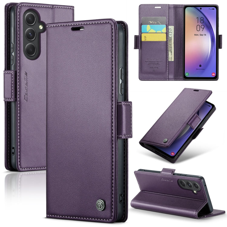CaseMe 023 Butterfly Buckle Litchi Texture RFID Anti-theft Leather Phone Case, For Samsung Galaxy A15 4G/5G, For Samsung Galaxy A55, For Samsung Galaxy A35 5G, For Samsung Galaxy S24 Ultra, For Samsung Galaxy S24+, For Samsung Galaxy S24���������������...