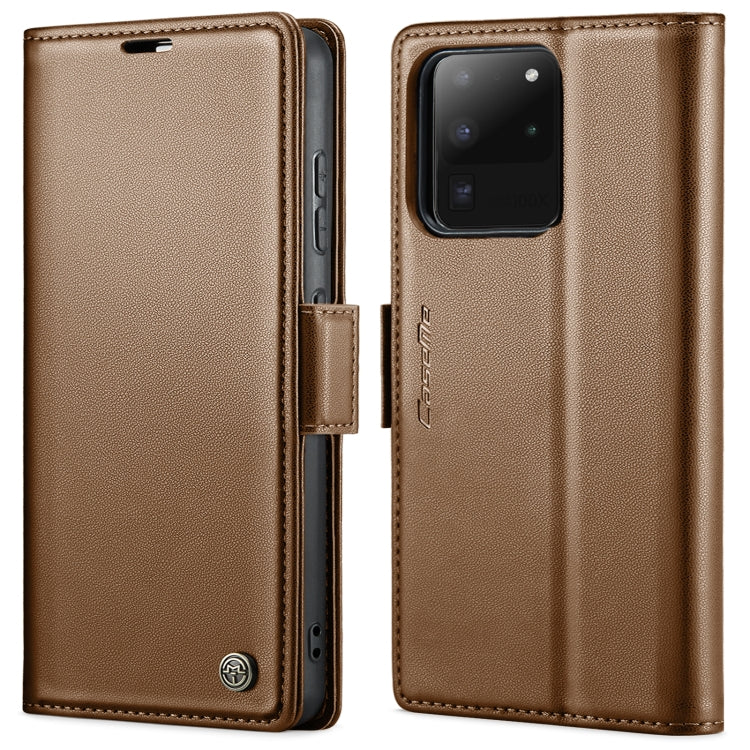 CaseMe 023 Butterfly Buckle Litchi Texture RFID Anti-theft Leather Phone Case, For Samsung Galaxy S21+ 5G, For Samsung Galaxy S21 Ultra 5G, For Samsung Galaxy Note20 Ultra, For Samsung Galaxy S20 Ultra, For Samsung Galaxy S20, For Samsung Galaxy S20+��...