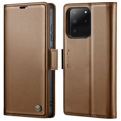 CaseMe 023 Butterfly Buckle Litchi Texture RFID Anti-theft Leather Phone Case, For Samsung Galaxy S21+ 5G, For Samsung Galaxy S21 Ultra 5G, For Samsung Galaxy Note20 Ultra, For Samsung Galaxy S20 Ultra, For Samsung Galaxy S20, For Samsung Galaxy S20+��...