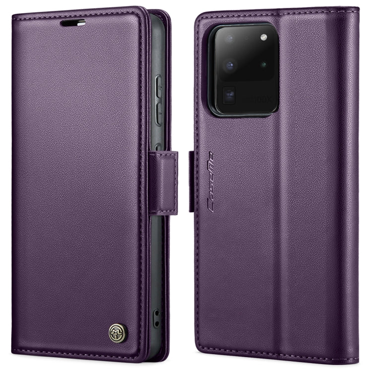 CaseMe 023 Butterfly Buckle Litchi Texture RFID Anti-theft Leather Phone Case, For Samsung Galaxy S21+ 5G, For Samsung Galaxy S21 Ultra 5G, For Samsung Galaxy Note20 Ultra, For Samsung Galaxy S20 Ultra, For Samsung Galaxy S20, For Samsung Galaxy S20+��...