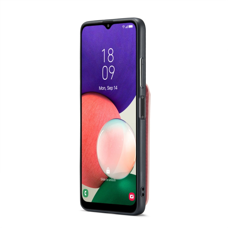 Fierre Shann Crazy Horse Card Holder Back Cover PU Phone Case, For Samsung Galaxy A22 5G, For Samsung Galaxy A51 5G, For Samsung Galaxy A71 5G, For Samsung Galaxy A53 5G, For Samsung Galaxy A73 5G, For Samsung Galaxy A33 5G, For Samsung Galaxy A52 4G /...