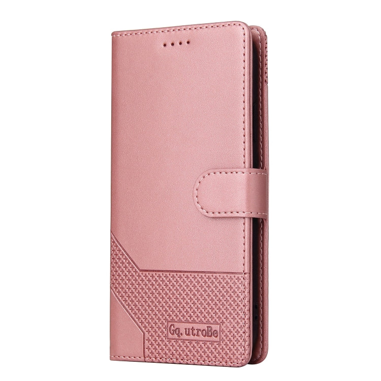 GQUTROBE Skin Feel Magnetic Leather Phone Case