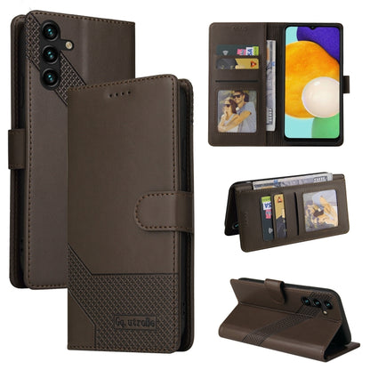 GQUTROBE Skin Feel Magnetic Leather Phone Case