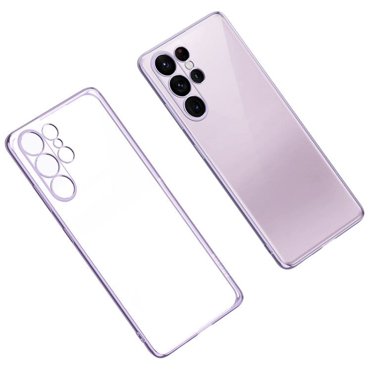 SULADA Shockproof Plating TPU Transparent Phone Case, For Samsung Galaxy S23 Ultra 5G, For Samsung Galaxy S23 5G