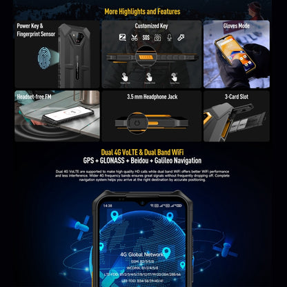 Ulefone Armor X13 Rugged Smartphone 6GB+64GB 6.52-inch 4G