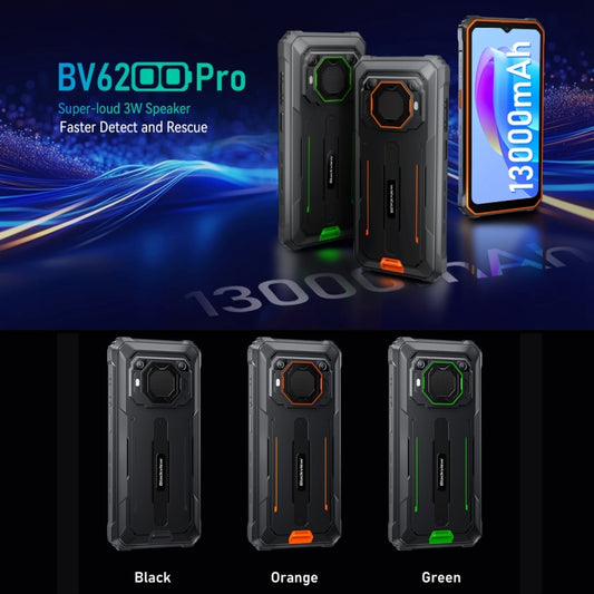 Blackview BV6200 Pro, IP68/IP69K/MIL-STD-810H, 6,56 pulgadas Android 13 MediaTek Helio P35 Octa Core, Red: 4G, OTG