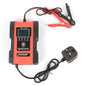 FOXSUR 12V-24V Car Motorcycle Repair Battery Charger AGM Charger, Red, Yellow