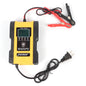 FOXSUR 12V-24V Car Motorcycle Repair Battery Charger AGM Charger, Red, Yellow