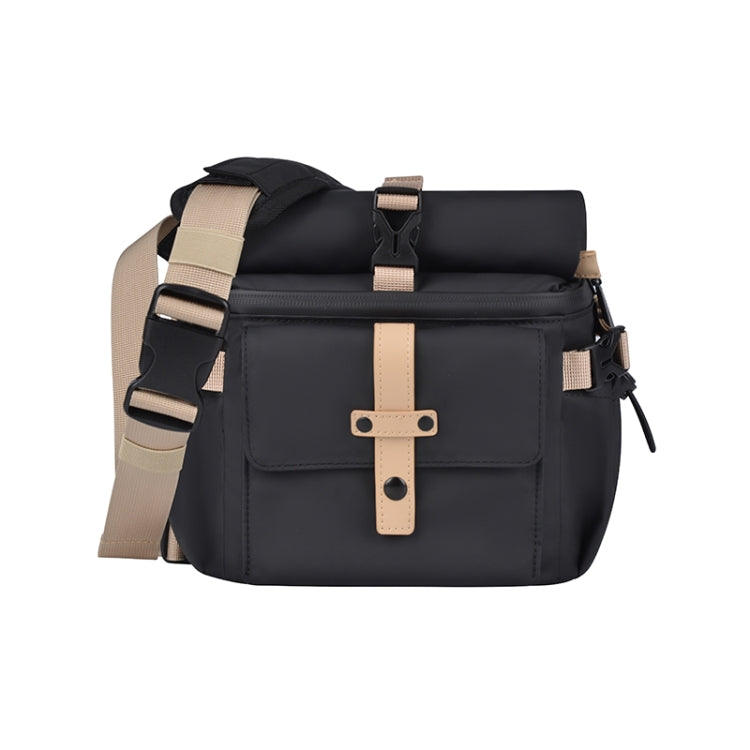Cwatcun D90 Contrast Color Single Shoulder Camera Bag Outdoor Camera Bag Professional Crossbody Handbag