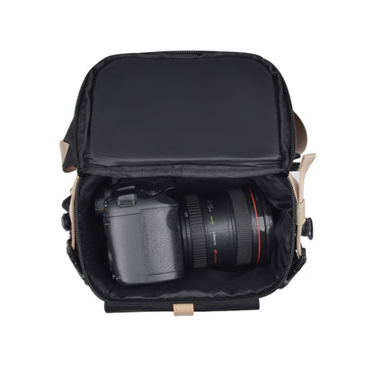 Cwatcun D90 Contrast Color Single Shoulder Camera Bag Outdoor Camera Bag Professional Crossbody Handbag
