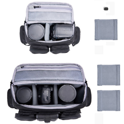 Cwatcun D96 Waist Camera Bag Sling Shoulder Camera Bag