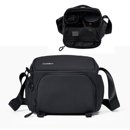 Cwatcun D101 Crossbody Camera Bag Photography Lens Shoulder Bag