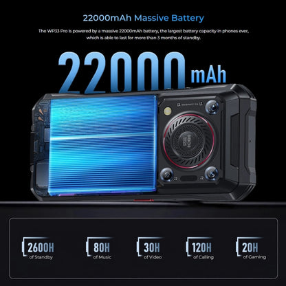 Oukitel WP33 Pro 5G Smartphone 12GB+256GB 22000mAh NFC