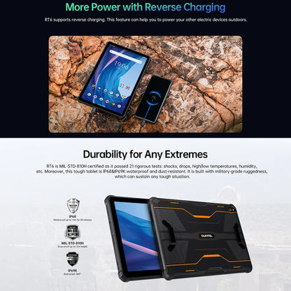 OUKITEL RT6 Rugged Tablet 10.1-inch FHD+ 8GB+256GB 4G