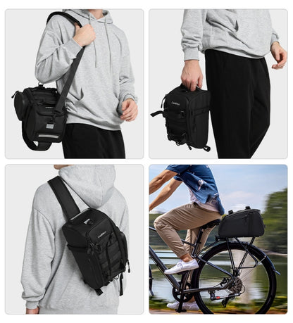 CADeN D116 Mountain Bike Panniers Tail Bags Crossbody Camera Bag Photography Lens Shoulder Bag