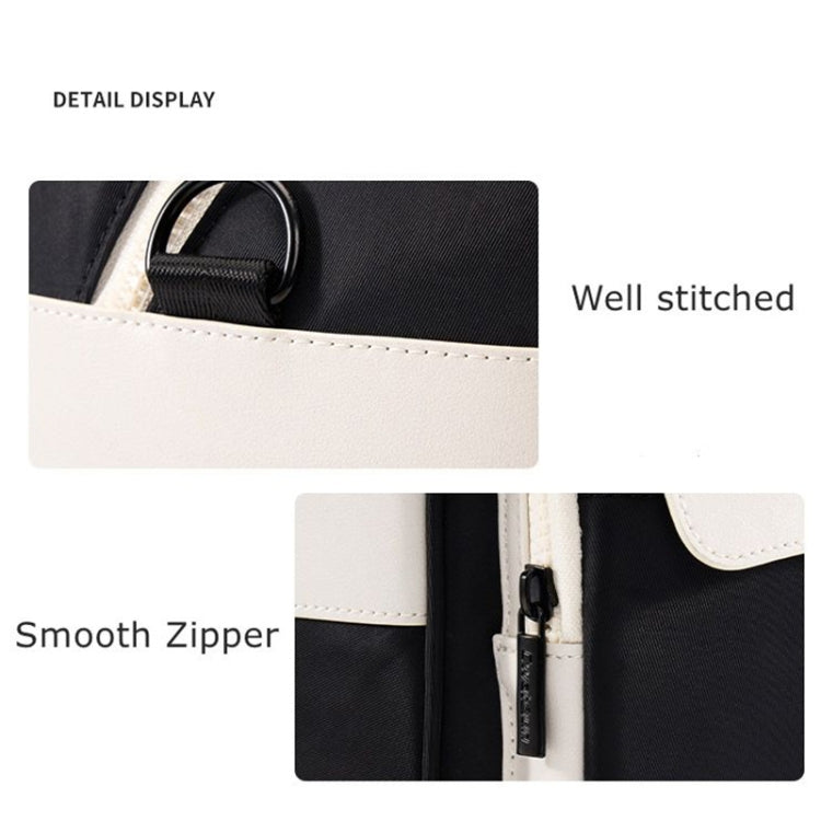 Cwatcun D118 Contrast Two Ways Backpack Cross-body Canera Bag