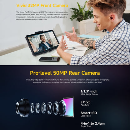 Ulefone Armor Pad 3 Pro Tablet 10.36 Inch 8GB+256GB 4G