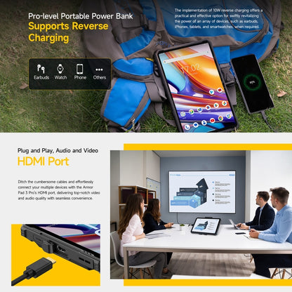Ulefone Armor Pad 3 Pro Tablet 10.36 Inch 8GB+256GB 4G