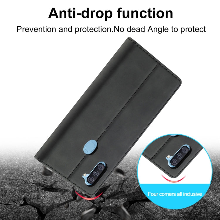LC.IMEEK Strong Magnetism Ultra-thin Horizontal Flip Shockproof Matte TPU + PU Leather Case with Holder & Card Slots & Wallet, For Samsung Galaxy A11 / M11, For Samsung Galaxy A21s, For Samsung Galaxy A51 / M40s, For Samsung Galaxy A71 / M70s����������...