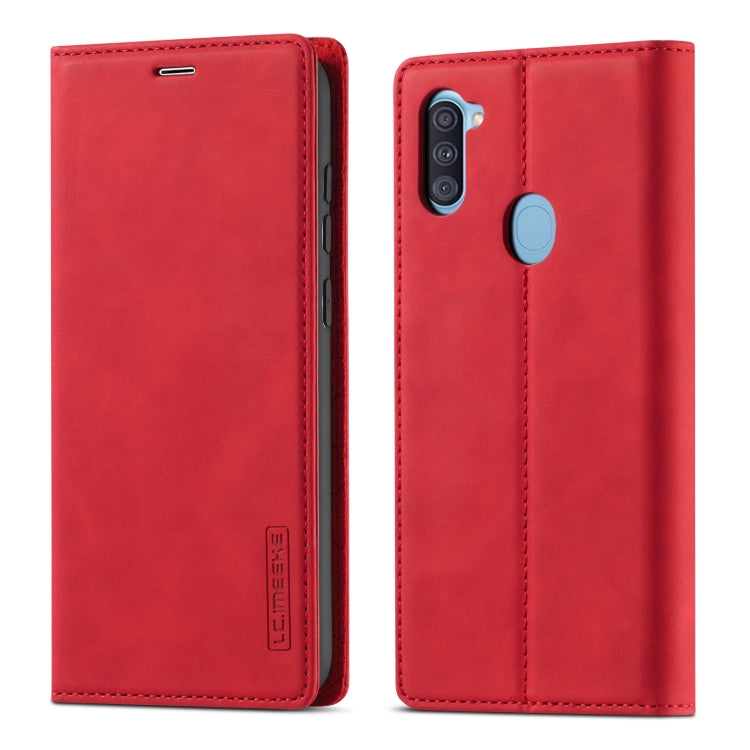 LC.IMEEK Strong Magnetism Ultra-thin Horizontal Flip Shockproof Matte TPU + PU Leather Case with Holder & Card Slots & Wallet, For Samsung Galaxy A11 / M11, For Samsung Galaxy A21s, For Samsung Galaxy A51 / M40s, For Samsung Galaxy A71 / M70s����������...