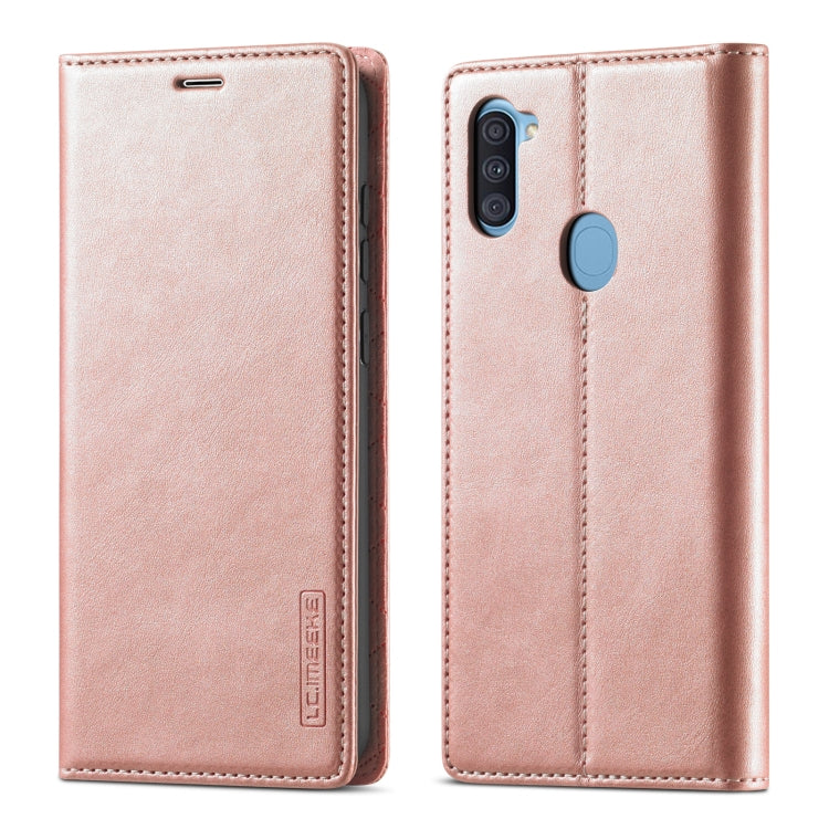 LC.IMEEK Strong Magnetism Ultra-thin Horizontal Flip Shockproof Matte TPU + PU Leather Case with Holder & Card Slots & Wallet, For Samsung Galaxy A11 / M11, For Samsung Galaxy A21s, For Samsung Galaxy A51 / M40s, For Samsung Galaxy A71 / M70s����������...