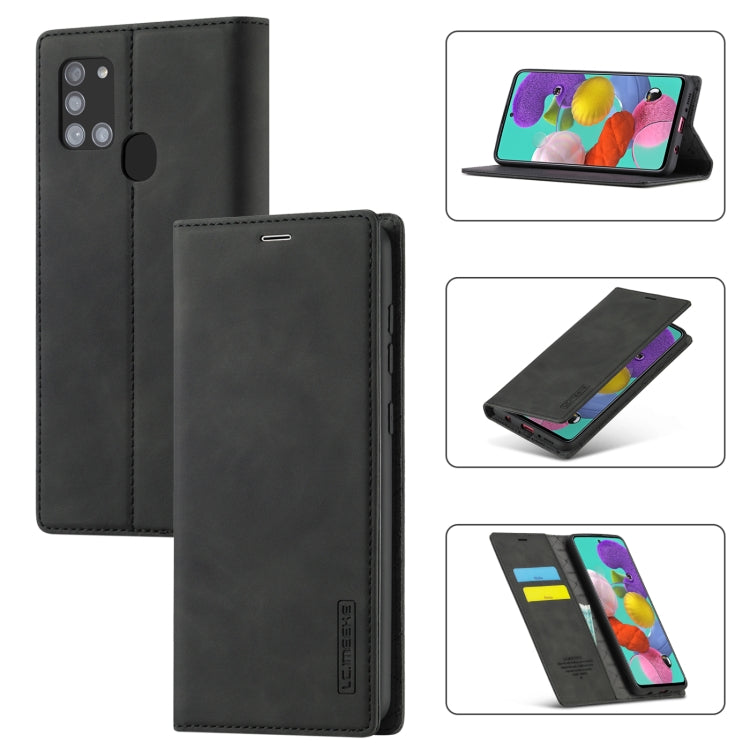 LC.IMEEK Strong Magnetism Ultra-thin Horizontal Flip Shockproof Matte TPU + PU Leather Case with Holder & Card Slots & Wallet, For Samsung Galaxy A11 / M11, For Samsung Galaxy A21s, For Samsung Galaxy A51 / M40s, For Samsung Galaxy A71 / M70s����������...