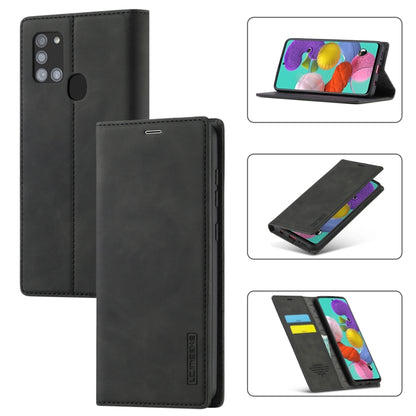 LC.IMEEK Strong Magnetism Ultra-thin Horizontal Flip Shockproof Matte TPU + PU Leather Case with Holder & Card Slots & Wallet, For Samsung Galaxy A11 / M11, For Samsung Galaxy A21s, For Samsung Galaxy A51 / M40s, For Samsung Galaxy A71 / M70s����������...