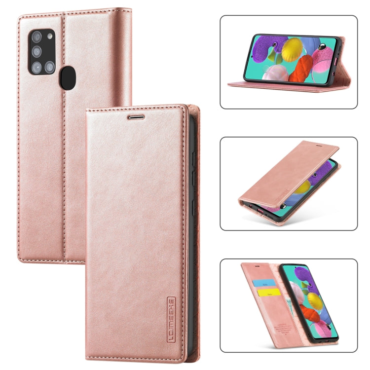 LC.IMEEK Strong Magnetism Ultra-thin Horizontal Flip Shockproof Matte TPU + PU Leather Case with Holder & Card Slots & Wallet, For Samsung Galaxy A11 / M11, For Samsung Galaxy A21s, For Samsung Galaxy A51 / M40s, For Samsung Galaxy A71 / M70s����������...