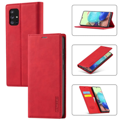 LC.IMEEK Strong Magnetism Ultra-thin Horizontal Flip Shockproof Matte TPU + PU Leather Case with Holder & Card Slots & Wallet, For Samsung Galaxy A11 / M11, For Samsung Galaxy A21s, For Samsung Galaxy A51 / M40s, For Samsung Galaxy A71 / M70s����������...