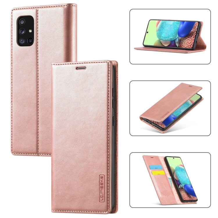 LC.IMEEK Strong Magnetism Ultra-thin Horizontal Flip Shockproof Matte TPU + PU Leather Case with Holder & Card Slots & Wallet, For Samsung Galaxy A11 / M11, For Samsung Galaxy A21s, For Samsung Galaxy A51 / M40s, For Samsung Galaxy A71 / M70s����������...