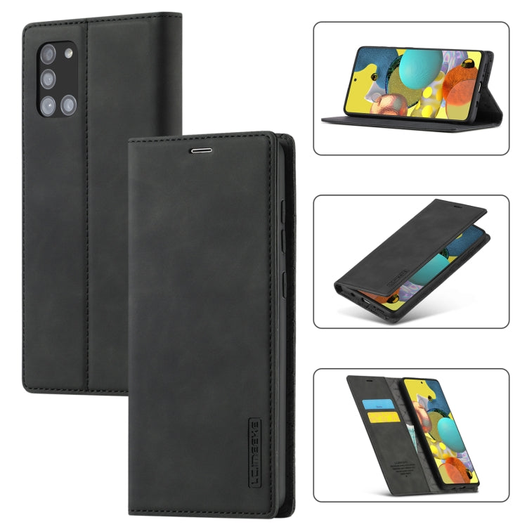 LC.IMEEK Strong Magnetism Ultra-thin Horizontal Flip Shockproof Matte TPU + PU Leather Case with Holder & Card Slots & Wallet, For Samsung Galaxy A11 / M11, For Samsung Galaxy A21s, For Samsung Galaxy A51 / M40s, For Samsung Galaxy A71 / M70s����������...