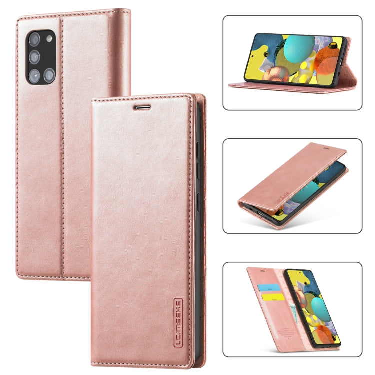 LC.IMEEK Strong Magnetism Ultra-thin Horizontal Flip Shockproof Matte TPU + PU Leather Case with Holder & Card Slots & Wallet, For Samsung Galaxy A11 / M11, For Samsung Galaxy A21s, For Samsung Galaxy A51 / M40s, For Samsung Galaxy A71 / M70s����������...