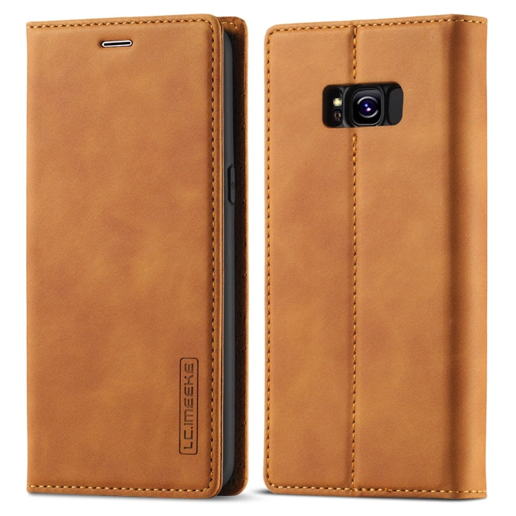 LC.IMEEKE Strong Magnetism Ultra-thin Horizontal Flip Shockproof Matte TPU + PU Leather Case with Holder & Card Slots & Wallet, For Samsung Galaxy S20, For Samsung Galaxy S20+, For Samsung Galaxy S20 Ultra, For Samsung Galaxy S20 FE, For Samsung Galaxy...