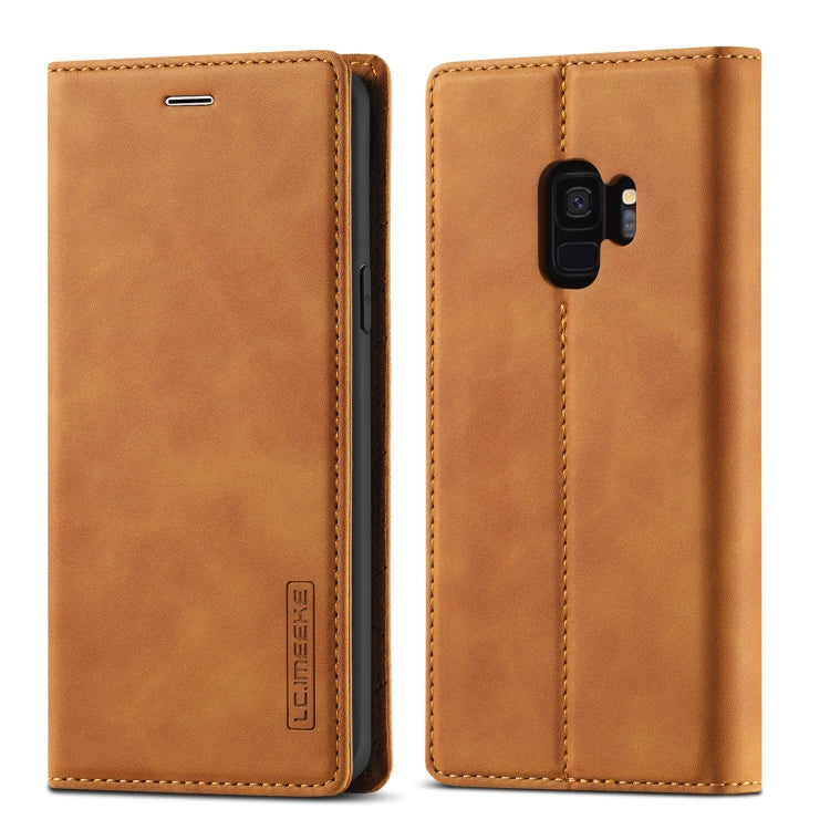 LC.IMEEKE Strong Magnetism Ultra-thin Horizontal Flip Shockproof Matte TPU + PU Leather Case with Holder & Card Slots & Wallet, For Samsung Galaxy S20, For Samsung Galaxy S20+, For Samsung Galaxy S20 Ultra, For Samsung Galaxy S20 FE, For Samsung Galaxy...