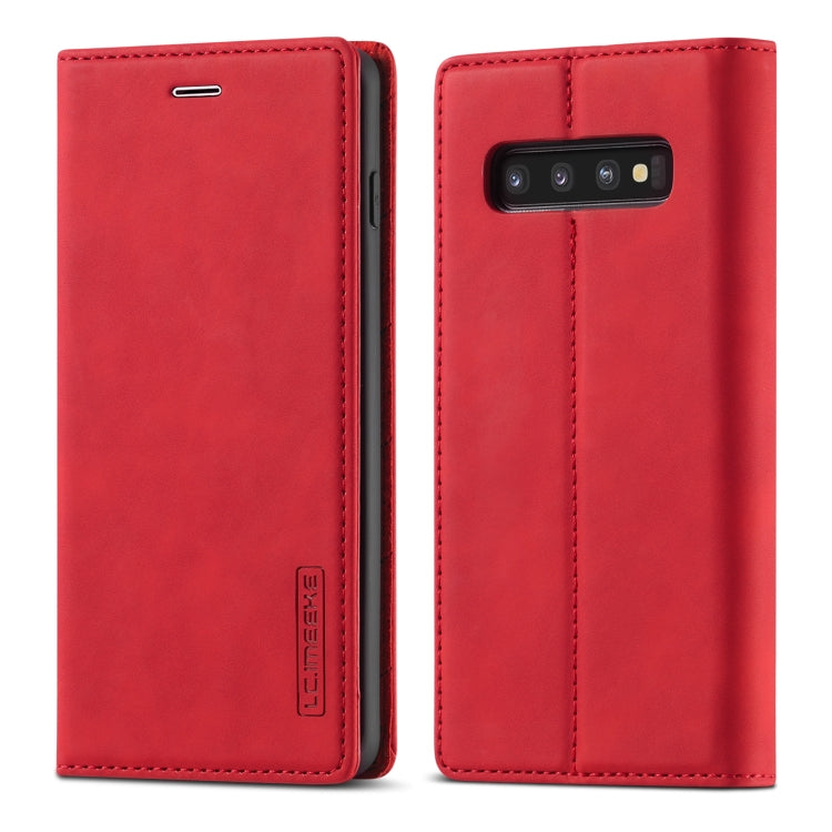 LC.IMEEKE Strong Magnetism Ultra-thin Horizontal Flip Shockproof Matte TPU + PU Leather Case with Holder & Card Slots & Wallet, For Samsung Galaxy S20, For Samsung Galaxy S20+, For Samsung Galaxy S20 Ultra, For Samsung Galaxy S20 FE, For Samsung Galaxy...