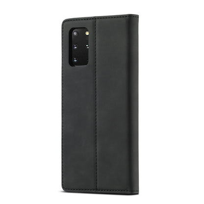 LC.IMEEKE Strong Magnetism Ultra-thin Horizontal Flip Shockproof Matte TPU + PU Leather Case with Holder & Card Slots & Wallet, For Samsung Galaxy S20, For Samsung Galaxy S20+, For Samsung Galaxy S20 Ultra, For Samsung Galaxy S20 FE, For Samsung Galaxy...