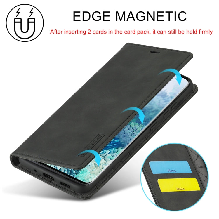 LC.IMEEKE Strong Magnetism Ultra-thin Horizontal Flip Shockproof Matte TPU + PU Leather Case with Holder & Card Slots & Wallet, For Samsung Galaxy S20, For Samsung Galaxy S20+, For Samsung Galaxy S20 Ultra, For Samsung Galaxy S20 FE, For Samsung Galaxy...