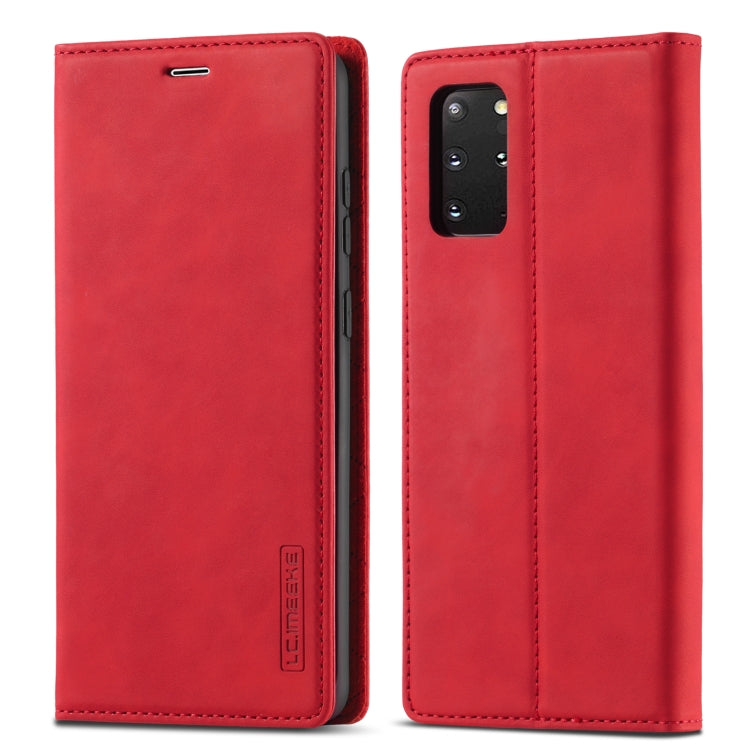 LC.IMEEKE Strong Magnetism Ultra-thin Horizontal Flip Shockproof Matte TPU + PU Leather Case with Holder & Card Slots & Wallet, For Samsung Galaxy S20, For Samsung Galaxy S20+, For Samsung Galaxy S20 Ultra, For Samsung Galaxy S20 FE, For Samsung Galaxy...