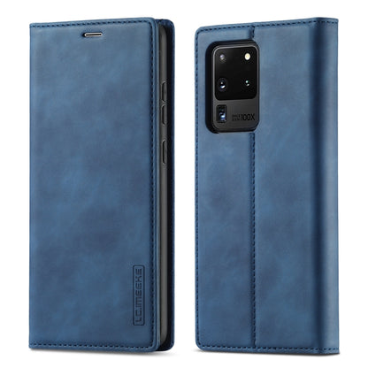 LC.IMEEKE Strong Magnetism Ultra-thin Horizontal Flip Shockproof Matte TPU + PU Leather Case with Holder & Card Slots & Wallet, For Samsung Galaxy S20, For Samsung Galaxy S20+, For Samsung Galaxy S20 Ultra, For Samsung Galaxy S20 FE, For Samsung Galaxy...