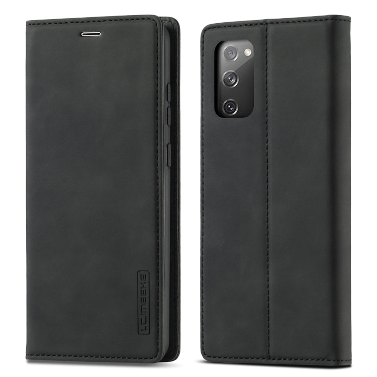 LC.IMEEKE Strong Magnetism Ultra-thin Horizontal Flip Shockproof Matte TPU + PU Leather Case with Holder & Card Slots & Wallet, For Samsung Galaxy S20, For Samsung Galaxy S20+, For Samsung Galaxy S20 Ultra, For Samsung Galaxy S20 FE, For Samsung Galaxy...