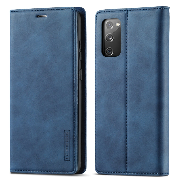 LC.IMEEKE Strong Magnetism Ultra-thin Horizontal Flip Shockproof Matte TPU + PU Leather Case with Holder & Card Slots & Wallet, For Samsung Galaxy S20, For Samsung Galaxy S20+, For Samsung Galaxy S20 Ultra, For Samsung Galaxy S20 FE, For Samsung Galaxy...