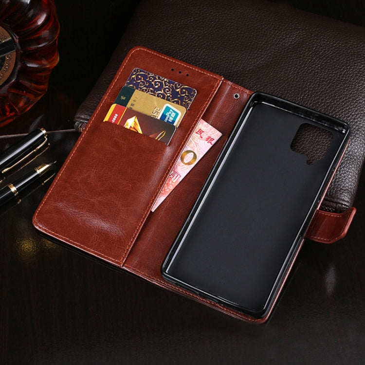idewei Crazy Horse Texture Horizontal Flip Leather Case with Holder & Card Slots & Wallet, For Samsung Galaxy A42 5G, For Samsung Galaxy M01s, For Samsung Galaxy M31s, For Samsung Galaxy M51, For Samsung Galaxy S20 FE