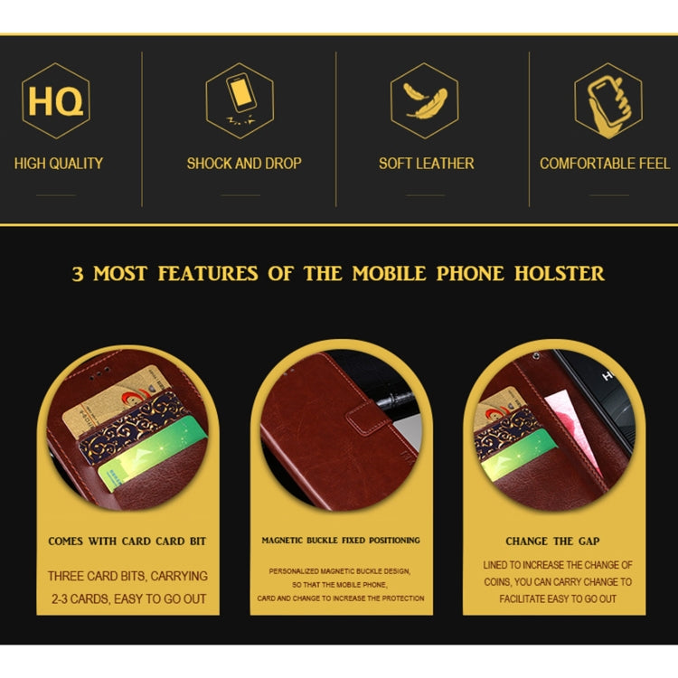 idewei Crazy Horse Texture Horizontal Flip Leather Case with Holder & Card Slots & Wallet, For Samsung Galaxy A42 5G, For Samsung Galaxy M01s, For Samsung Galaxy M31s, For Samsung Galaxy M51, For Samsung Galaxy S20 FE