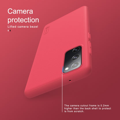 NILLKIN Frosted Concave-convex Texture PC Protective Case, For Samsung Galaxy S20 FE