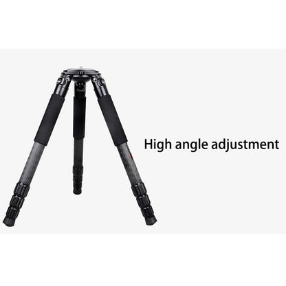 BEXIN ST364C Rugged Camcorder Photographic Carbon Fiber Big Tripod, Max Tube: 36mm