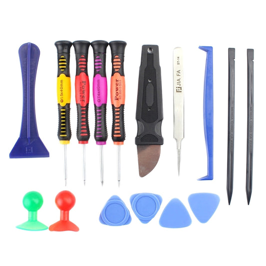 JF-ipad 16 in 1 Repair Tool Set for iPhone / iPad, JF-ipad