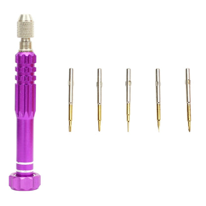 JF-6688 5 in 1 Metal Multi-purpose Pen Style Screwdriver Set for Phone Repair, 5 in 1 (Red), 5 in 1 (Purple), 5 in 1 (Blue), 5 in 1 (Gold), 5 in 1 (Green)