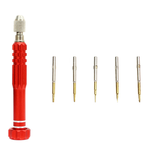 JF-6688 5 in 1 Metal Multi-purpose Pen Style Screwdriver Set for Phone Repair, 5 in 1 (Red), 5 in 1 (Purple), 5 in 1 (Blue), 5 in 1 (Gold), 5 in 1 (Green)
